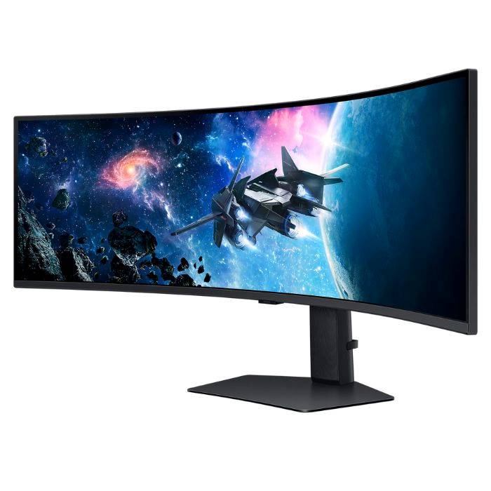 Samsung 49inch Odyssey G9 G9G95C Dual QHD 5120 x 1440 Gaming Monitor, 1MS, 240Hz, HDMI, FreeSync - LS49CG954EMXUE — view 3