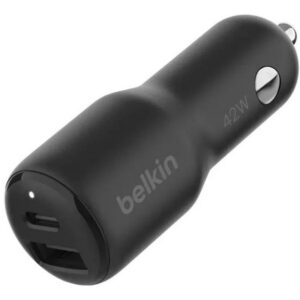 Belkin BoostCharge 30W USB-C PD + 12W USB-A Car Charger