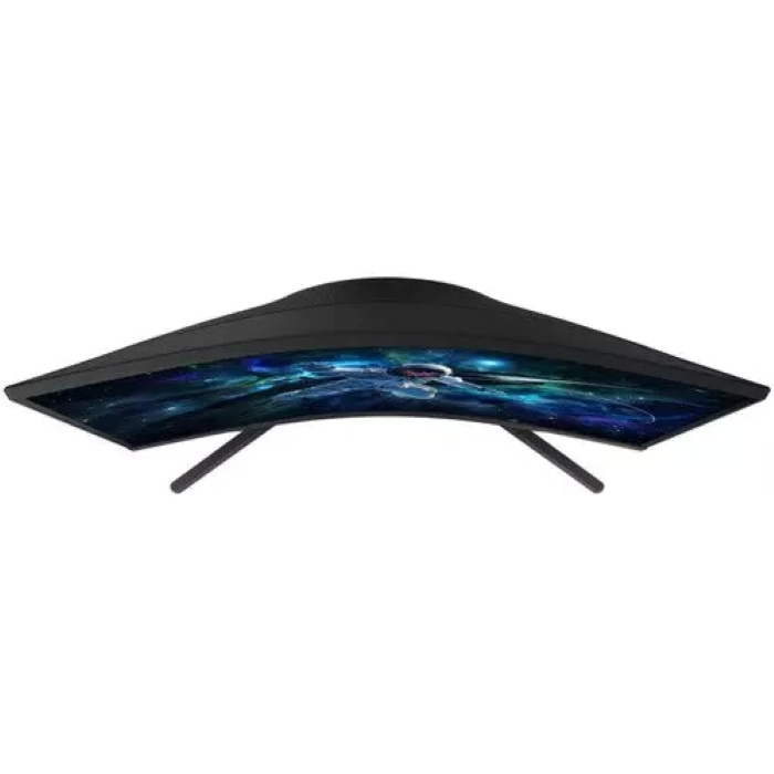 Samsung G5 G55C 27inch Odyssey QHD 2560X1440 Curved Gaming Monitor, 1ms, 165Hz, HDMI, DP, Tilt, Adjustable, Black - LS27CG552EMXUE — view 4