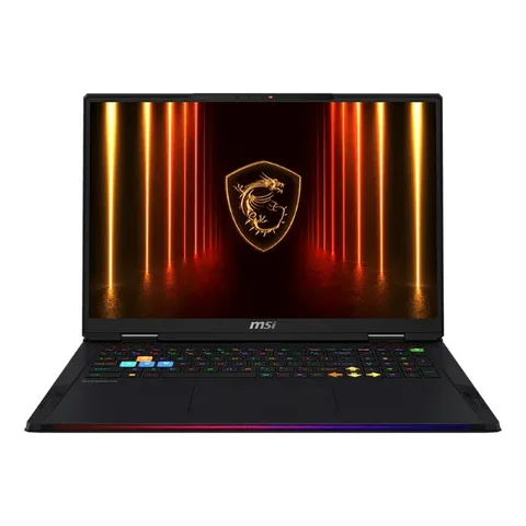 MSI Raider 18 HX AI A2XW Gaming Laptop, 18inch UHD+ 120Hz Display, Intel Core 9 290HX Processor, 32GB RAM, 2TB SSD, RTX 5080 16GB GDDR7, Windows 11 Home, English & Arabic Keyboard, 2 Year Warranty