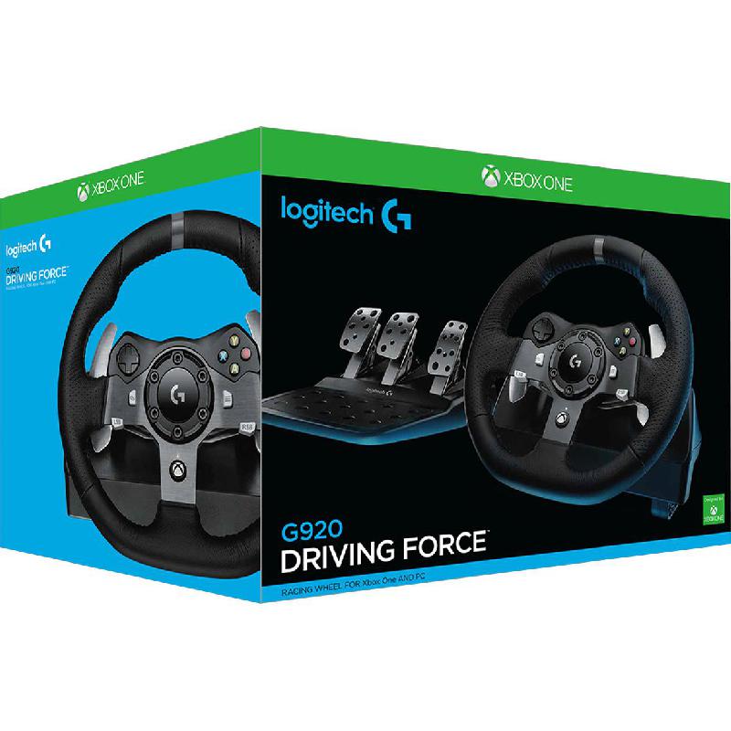 Logitech G Driving Force G920 Racing Wheel + Pedals Wired Black — view 4