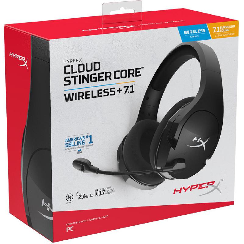 HyperX Cloud Stinger Core Gaming Headset Wireless Black — view 4
