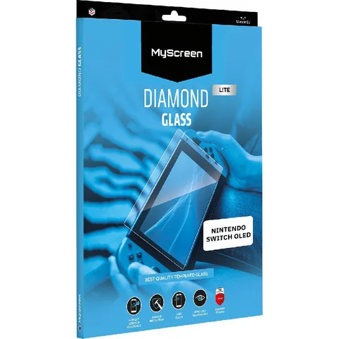 MyScreenPROTECTOR Rounded Edges, Crystal Clear Gaming Handheld Screen Protector for Nintendo Switch - OLED
