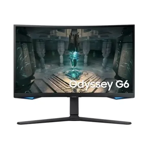 Samsung 27 Inch Odyssey G6 QHD 2560 x 1440, 240HZ, 1ms, HDR, VA Curved Gaming Monitor Adjustable Black - LS27BG650EMXUE