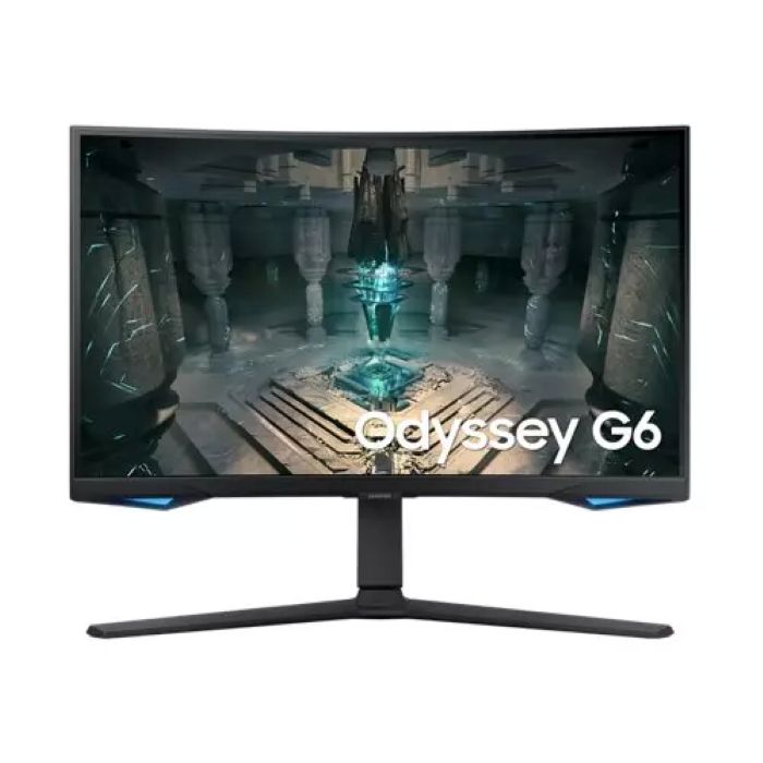 Samsung 27 Inch Odyssey G6 QHD 2560 x 1440, 240HZ, 1ms, HDR, VA Curved Gaming Monitor Adjustable Black - LS27BG650EMXUE