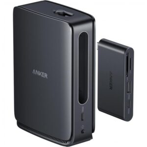Anker Nano Docking Multi-port Station 13 Port (2X HDMI/DisplayPort/3X USB-C/3X USB-A/RJ-45/SD/TF/3.5 mm Audio Jack)