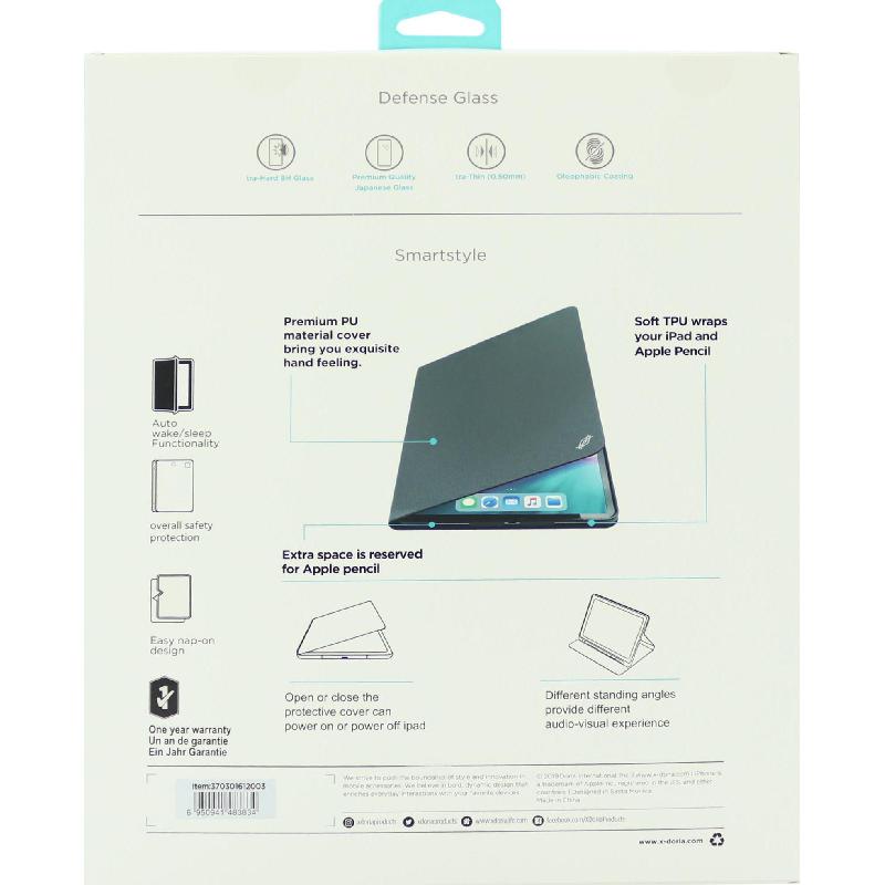 Raptic 2-in-1 Bundle Tablet Case with Screen Protector Black/Grey for iPad Pro 12.9 - 2019 — view 6