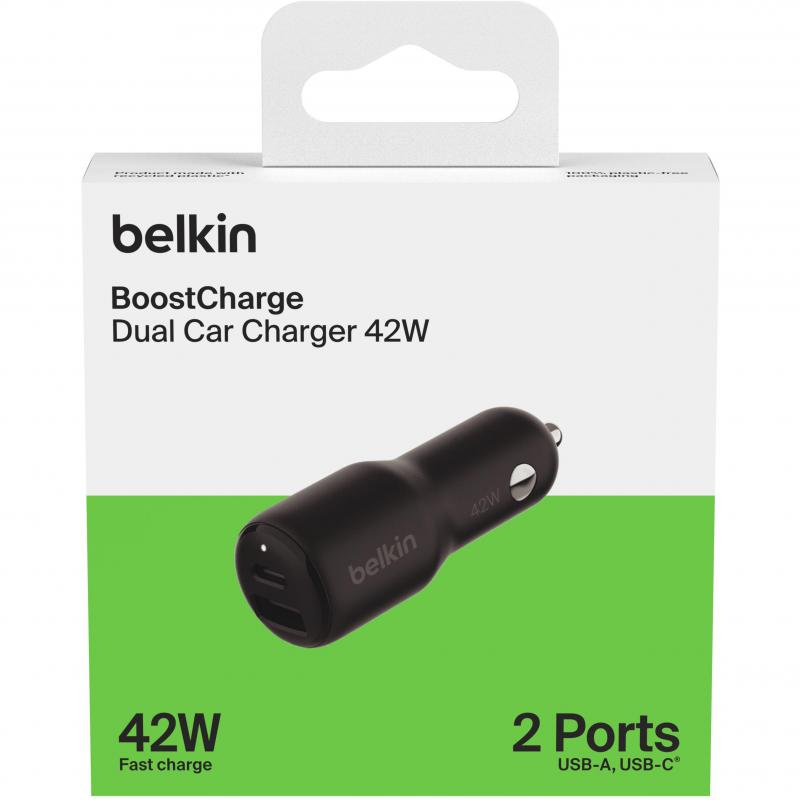 Belkin BoostCharge 30W USB-C PD + 12W USB-A Car Charger — view 2