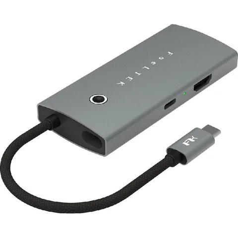FeelTek Multi-port Station 6 Port (HDMI/2X USB-C/2X USB-A/RJ-45)