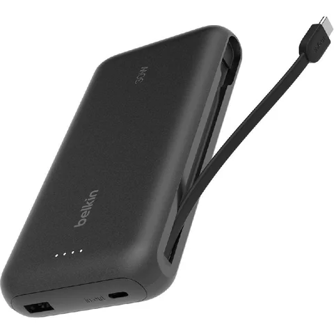 Belkin BoostCharge Power Bank Charger PD Fast Charging 20000 mAh 2 USB (1X USB/1X USB-C)