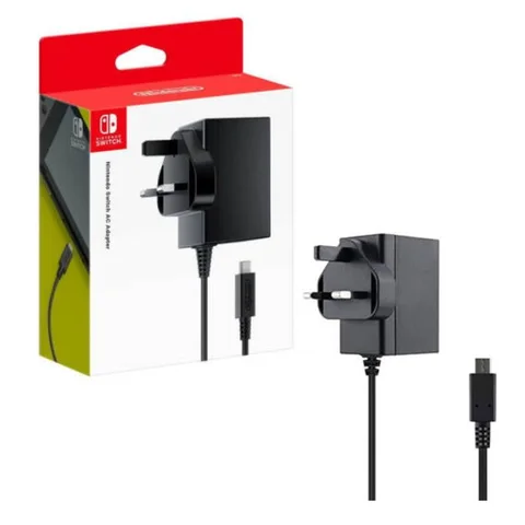 Nintendo AC Adapter For Nintendo Switch & Pro Controller, Black