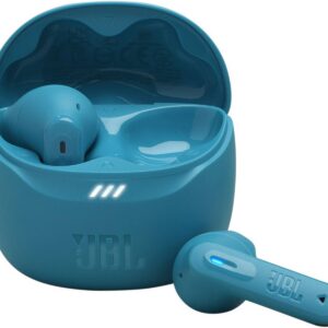 JBL Tune Flex 2 True Wireless Earbuds, Adaptive Noise Cancelling- Turquoise
