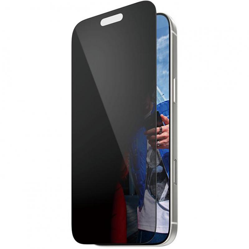 PanzerGlass Ultra-Wide Fit Tempered Glass with Black Frame, Privacy Smartphone Screen Protector iPhone 17 Pro Max — view 2