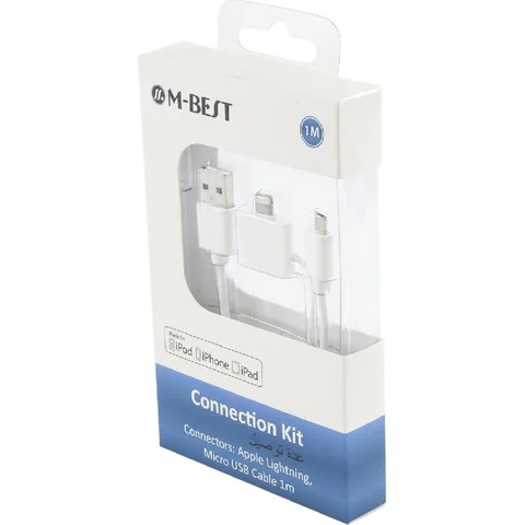 Lightning;Micro USB to USB 2.0 Cable Kit 1.00 m ( 3.28 ft )