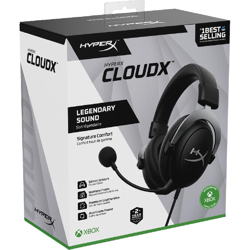 HyperX CloudX Gaming Headset Wired Black — view 4