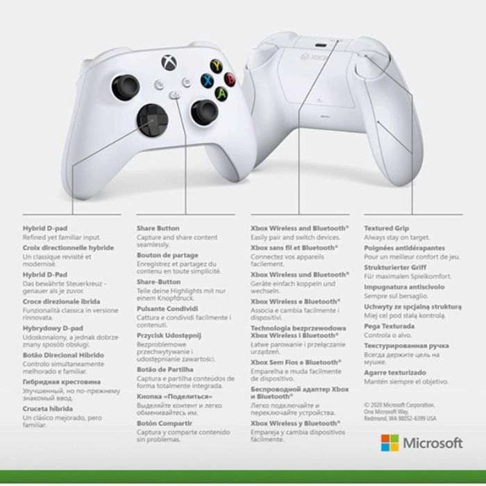 Xbox Series Controller, Robot White — view 3