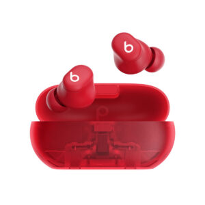 Beats Solo Buds, True Wireless Bluetooth Earbuds -Transparent Red