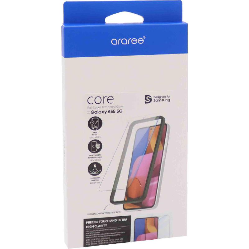 Araree Core Tempered Glass, Clear Smartphone Screen Protector for Samsung Galaxy A55 5G — view 2