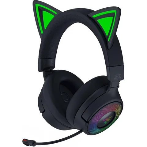 Razer Kraken Kitty V3 Pro Gaming Headset Wireless (2.4 GHz)/Bluetooth/Wired (USB) Black