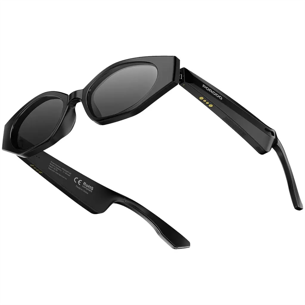 Porodo Lifestyle Tivora, Audio Smart Sunglasses- Black — view 2
