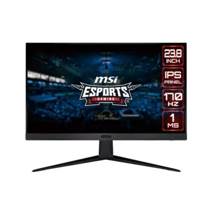 MSI G2412 24 Inch FHD 170Hz 1ms IPS Gaming Monitor - 9S6-3BA41T-097
