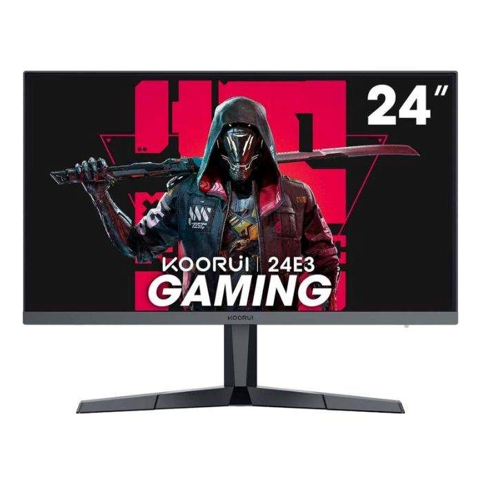 Koorui Gaming Monitor 24 inch IPS, Full HD1920 x 1080, Display 165Hz, HDMI, Adaptive Sync, Ultra Slim Frame, DisplayPort, Black – 24E3
