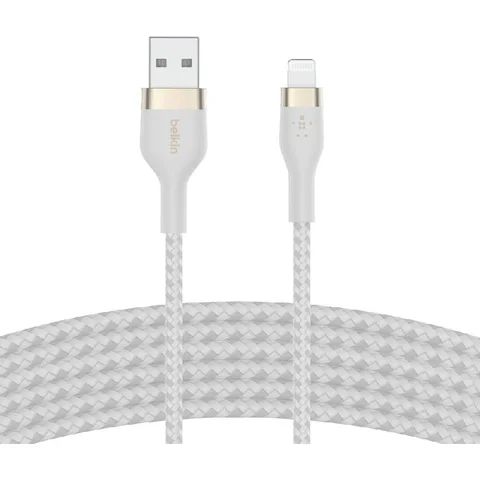 Belkin BoostCharge Pro Flex USB-A to Ligthning Standard Cable 3.00 m ( 9.84 ft )