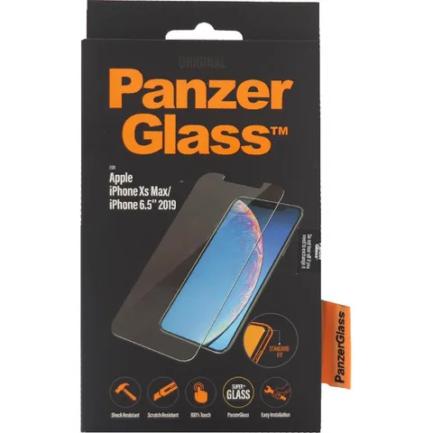 PanzerGlass Super+ Glass, Standard Fit Smartphone Screen Protector for iPhone 11 Pro Max