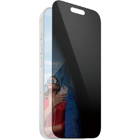 PanzerGlass Ultra-Wide Fit Tempered Glass, Privacy Smartphone Screen Protector for iPhone 16 Pro