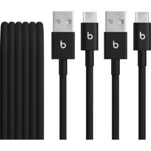 Beats Woven 2-Pack USB-A to USB-C Sync & Charge Cable 1.50 m ( 4.92 ft )