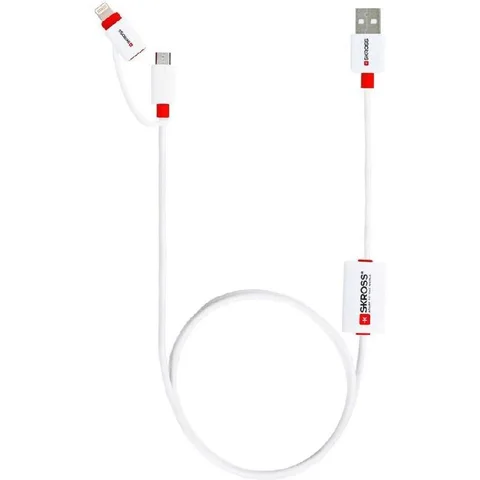 Skross Buzz Micro USB + Lightning Sync & Charge Cable 1.00 m ( 3.28 ft )