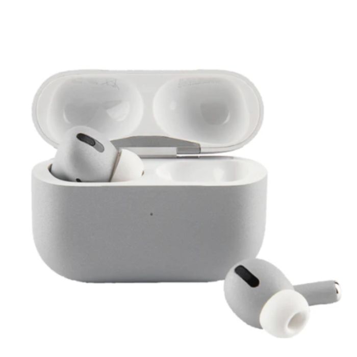 Customized Apple AirPods Pro 3 Metallic Silver — view 3