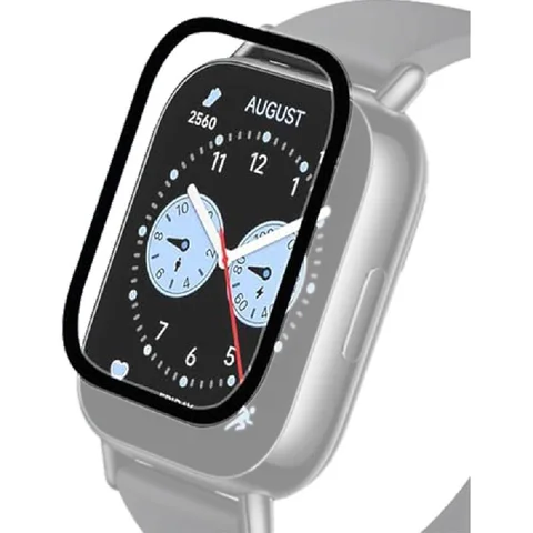 Just in Case Black Frame Soft TPU, Black Frame Smartwatch Screen Protector for Xiaomi Redmi Watch 5 Lite