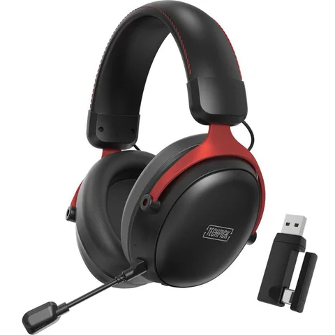 Techpick Gaming Headset Bluetooth/Wireless Black