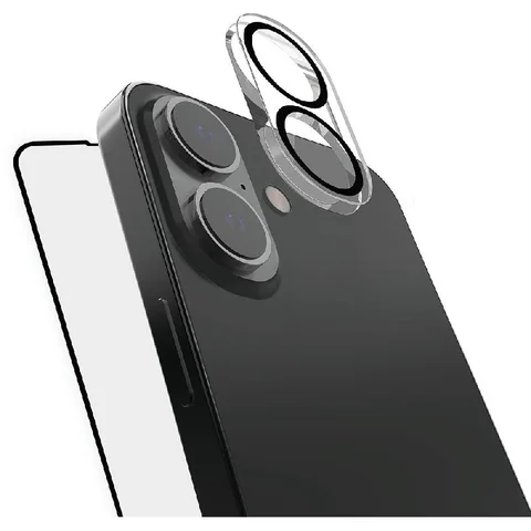 Raptic 2-in-1 Tempered Glass 2-in-1 Bundle: Tempered Glass + Camera Lens Protector Smartphone Display Protection