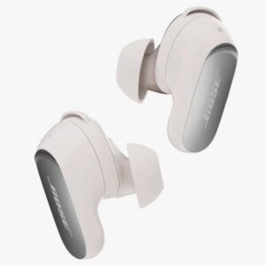 Bose QuietComfort Ultra Gen 2 Wireless Active Noise‑Cancelling Earbuds- White Smoke