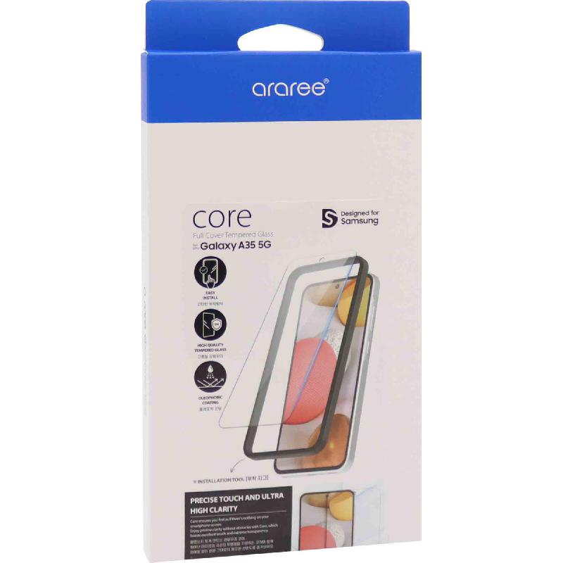 Araree Core Tempered Glass, Clear Smartphone Screen Protector for Samsung Galaxy A35 5G — view 2