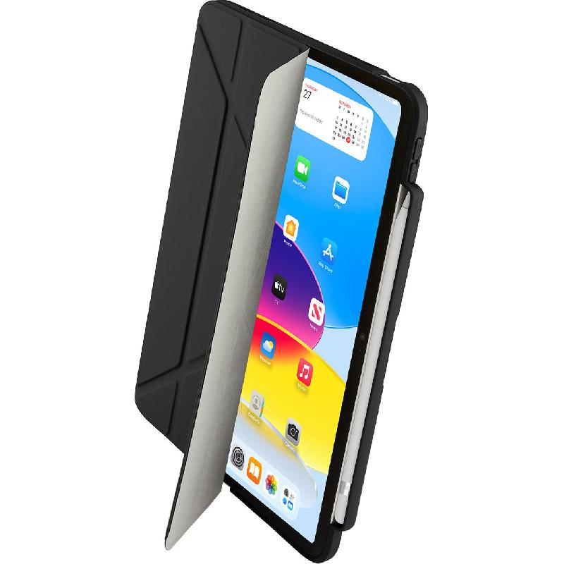 PIPETTO Origami Pencil Folio Tablet Case Black for iPad A16/iPad 10.9 10th Gen — view 4