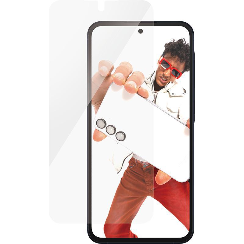 PanzerGlass SAFE Tempered Glass, Edge-to-Edge, Black Case Friendly Smartphone Screen Protector for Samsung Galaxy A55 5G