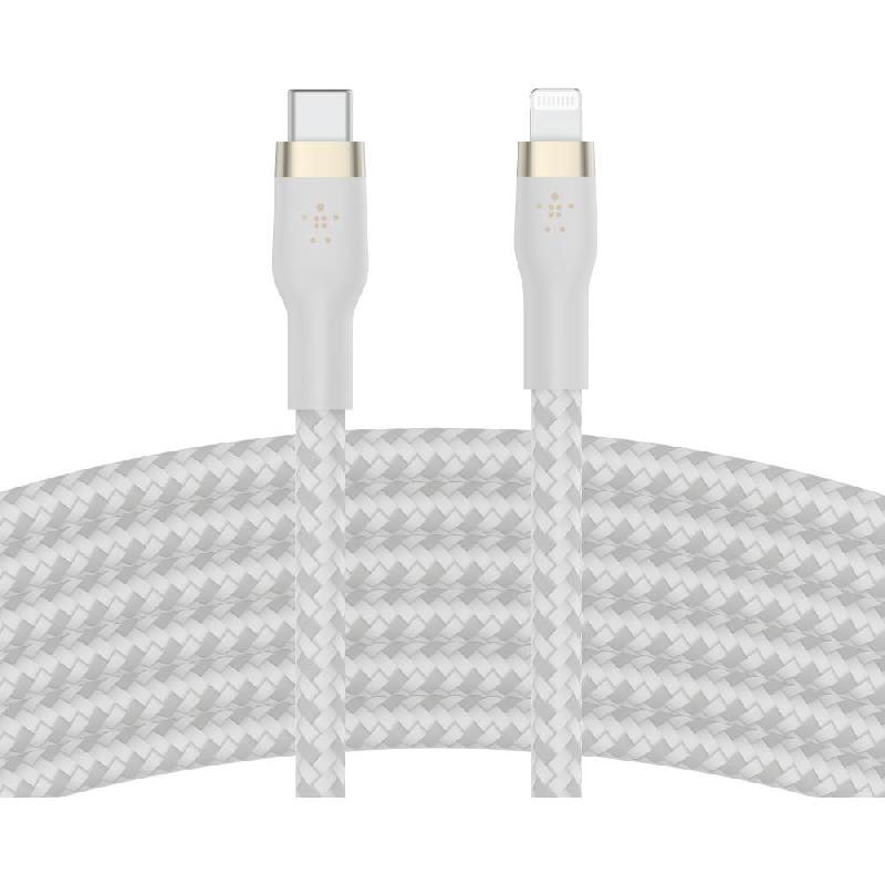 Belkin BoostCharge Pro Flex USB-C with Lightning Standard Cable 3.00 m ( 9.84 ft )