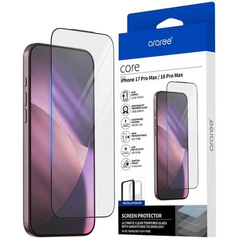 Araree Core Round Edge Smartphone Screen Protector iPhone 17 Pro Max