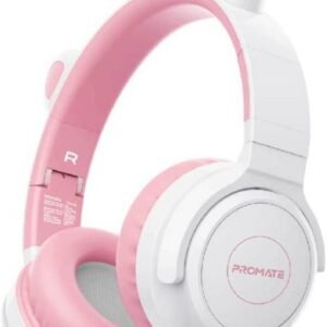 Promate Kids Wireless Bluetooth Headphones, Panda BGM