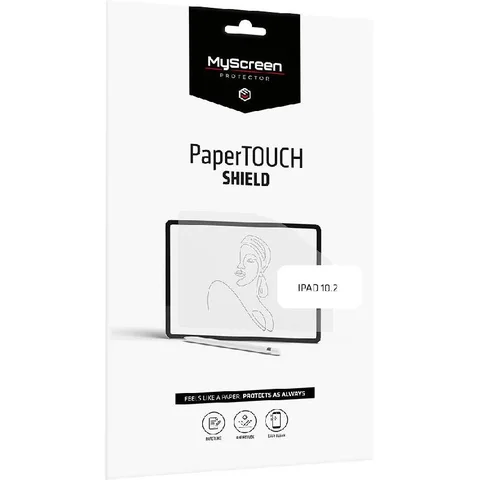 MyScreenPROTECTOR PaperTOUCH SHIELD Paper Texture, Easy to Attach iPad Screen Protector for iPad 10.2 8th Gen/iPad 10.2 - 2019