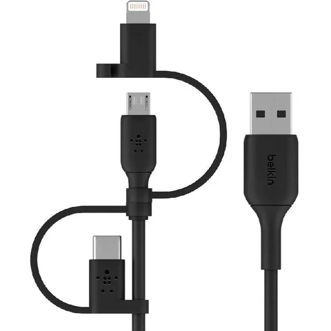 Belkin BoostCharge USB-C;Lightning;Micro USB to USB 2.0 Sync & Charge Cable 1.00 m ( 3.28 ft )