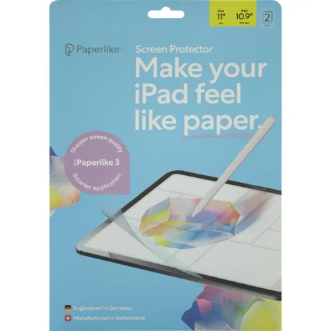 Paperlike 3 Clear iPad Screen Protector for iPad A16/iPad 10.9 10th Gen