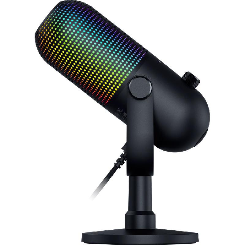 Razer Seiren V3 Chroma RGB USB Microphone with Tap-to-Mute PC Gaming Accessory — view 3