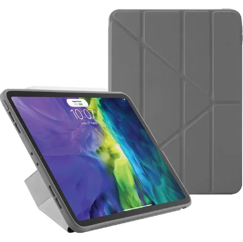 PIPETTO Origami Folio Tablet Case Dark Grey for iPad Air 11 M4/iPad Air 11 M3/iPad Air 11 M2/iPad Air 5th Gen