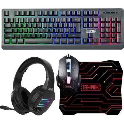 Techpick CM421 4-in-1 Gaming Keyboard Wired