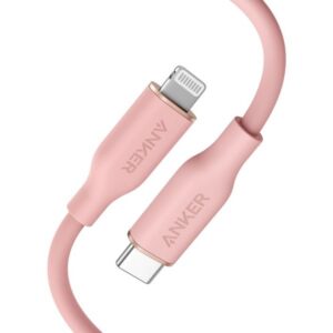 Anker Powerline III Flow Usb-c With Lightning Connector 3ft-(Pink)-(A8662H51)