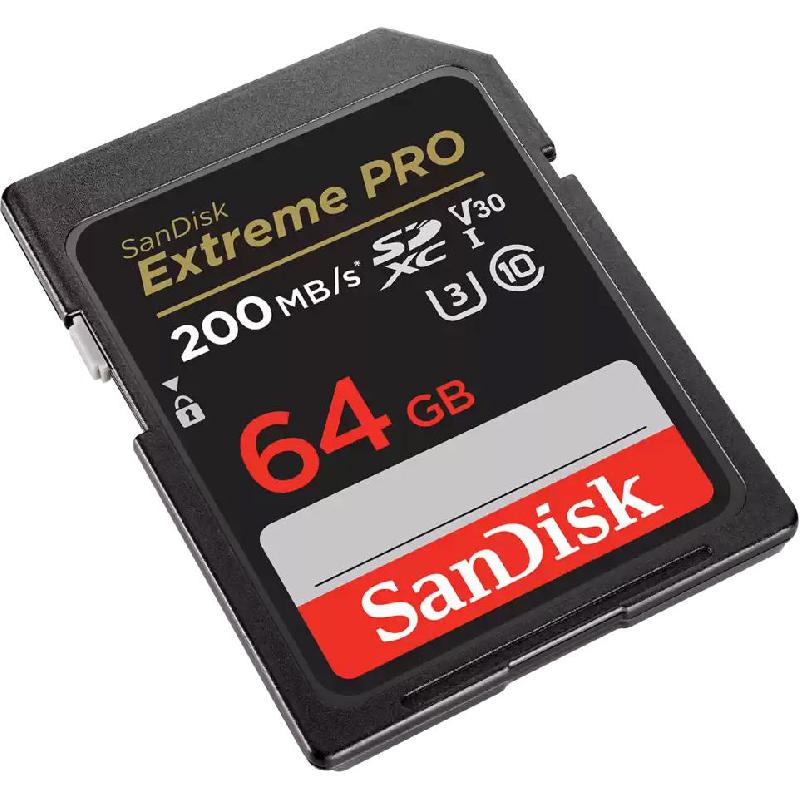 SanDisk Extreme Pro SD UHS I SD Card 64 GB — view 2